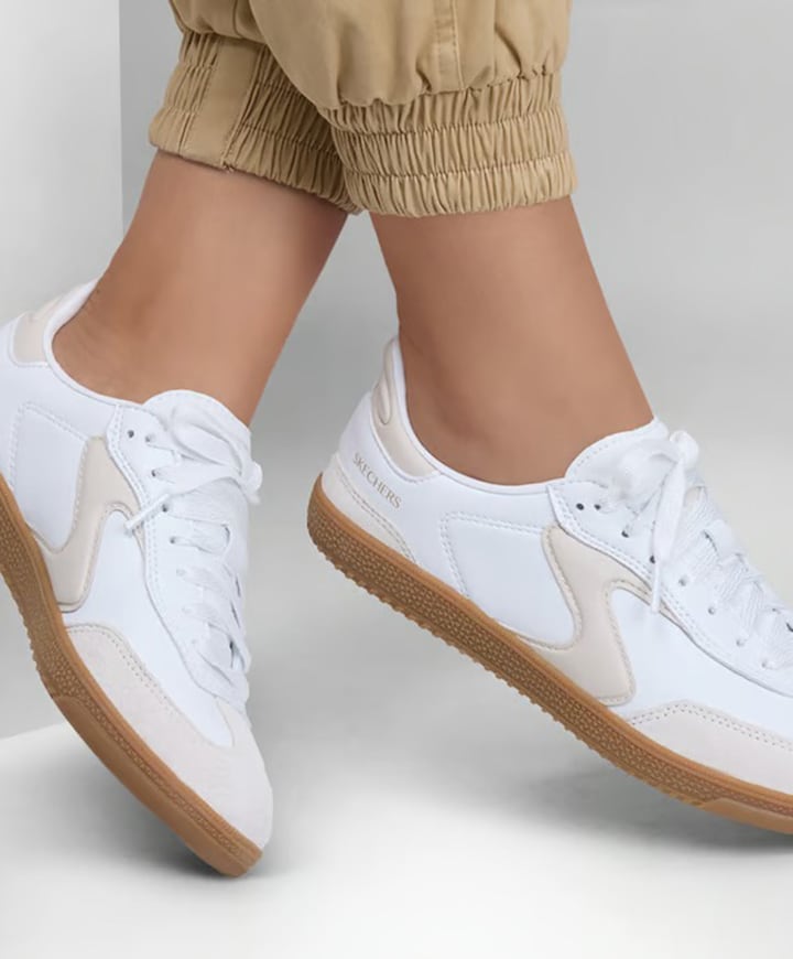 HOTSHOT-KICKOFF dames sneakers wit