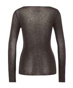 Dames top bruin