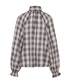 Dames blouse blauw