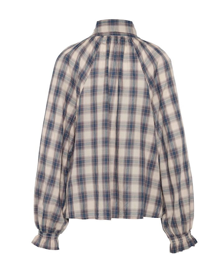 Dames blouse blauw