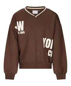 Meisjes sweater bruin
