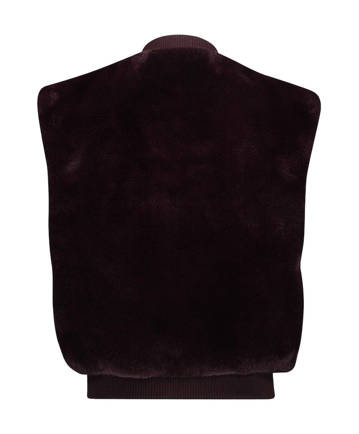 Meisjes gilet bordeaux