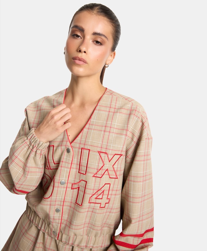 Dames jas beige