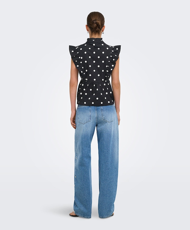 Dames top zwart