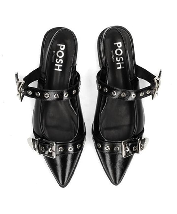 Julia dames slingbacks zwart