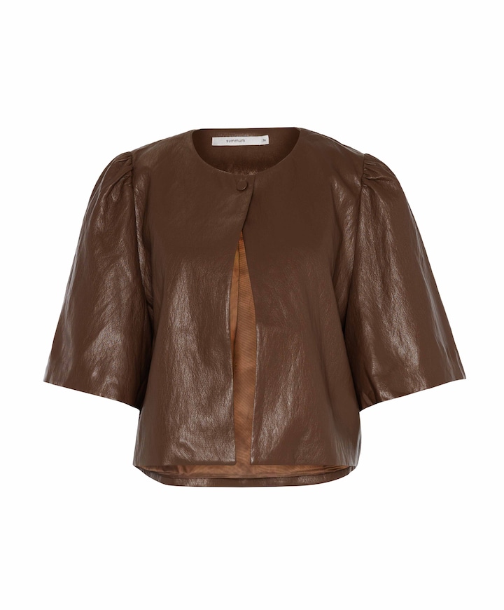 Dames blouse bruin