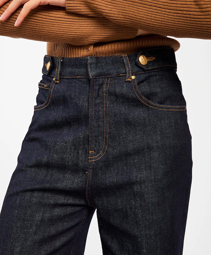 VERA CO 563 dames broek blauw