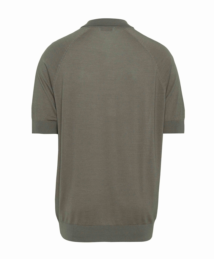 Heren polo bruin