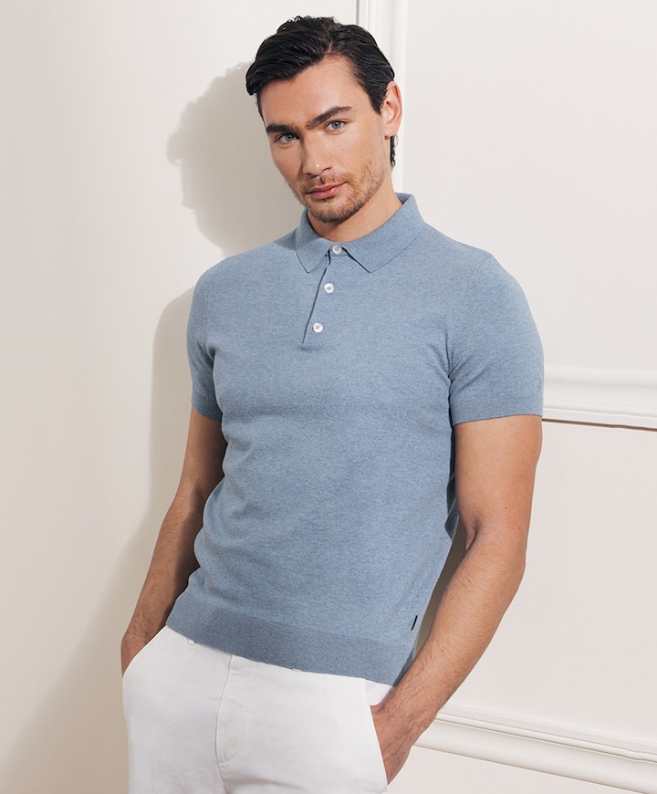 Polo blauw