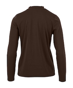 Dames longsleeve bruin