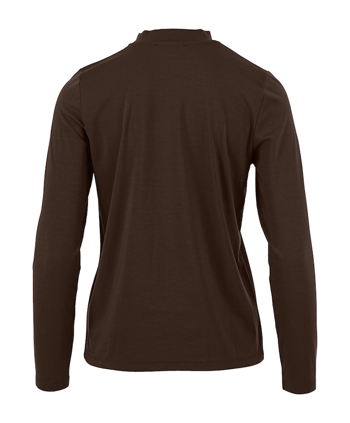 Dames longsleeve bruin