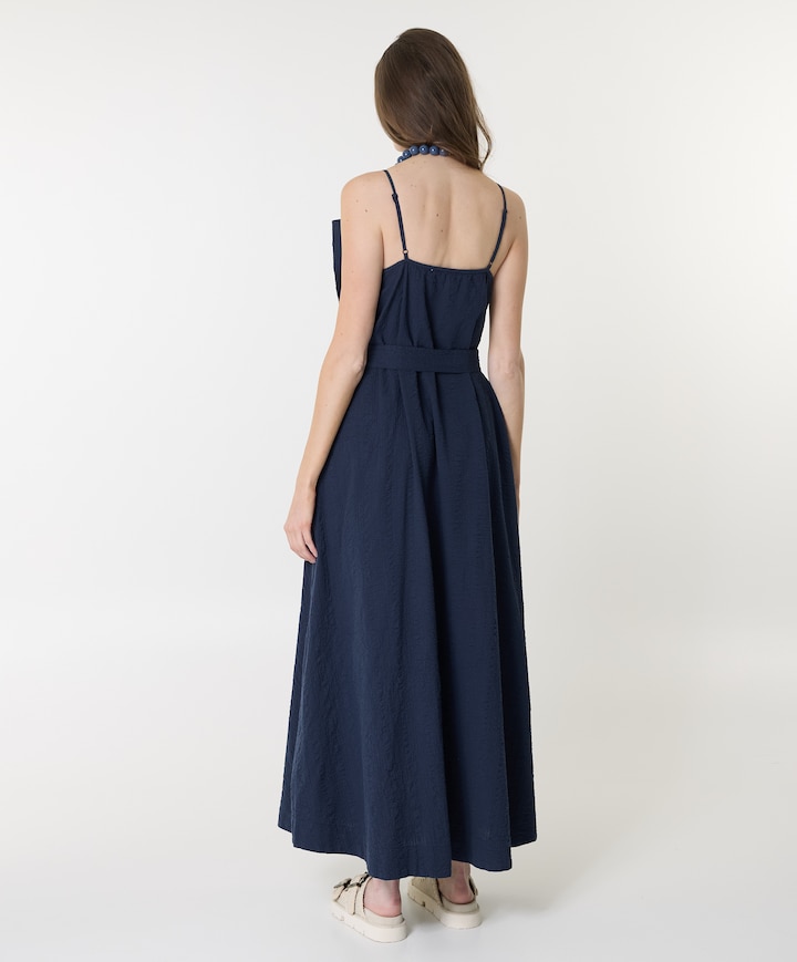 Dames jurk blauw