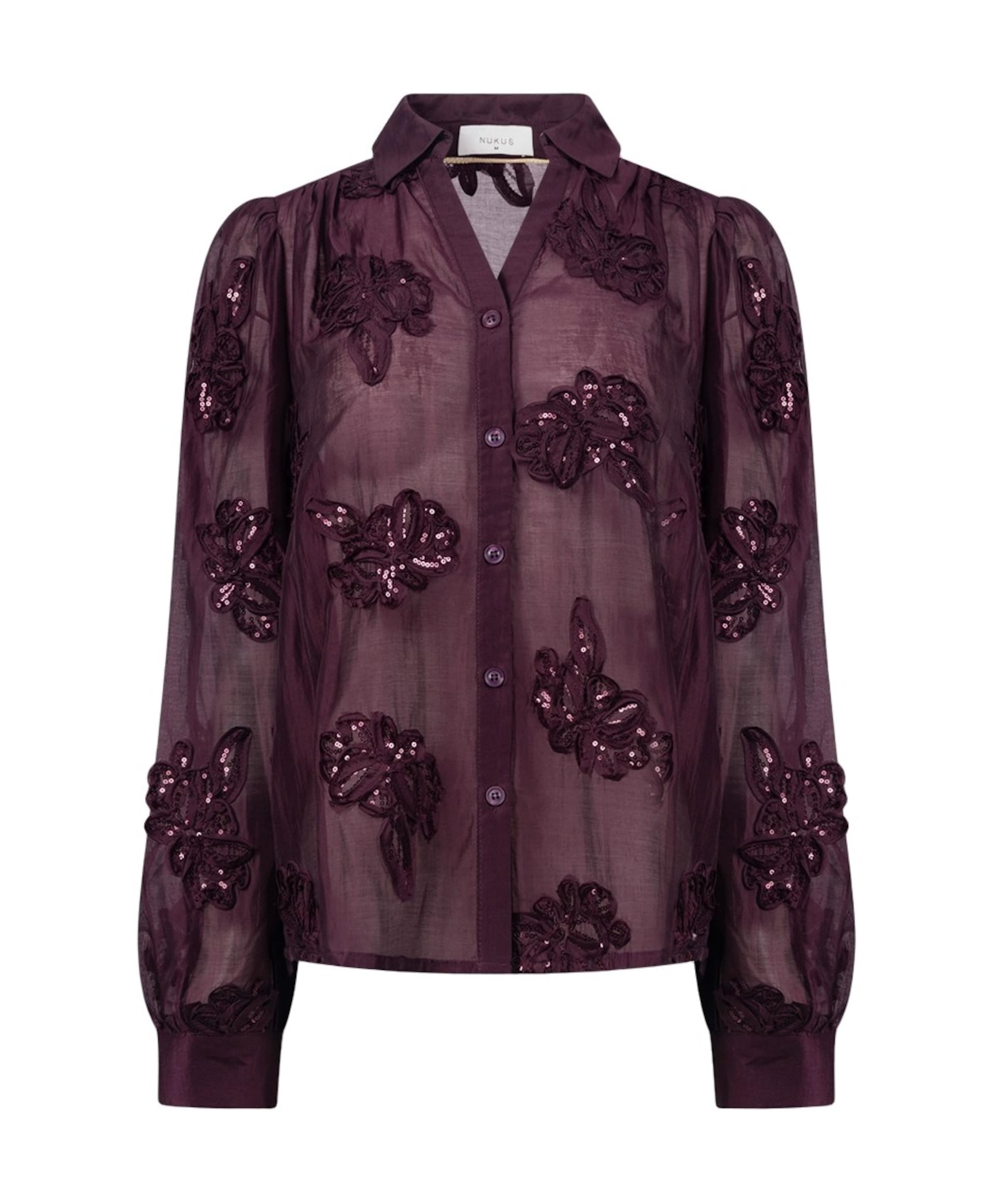 Dames blouse bordeaux