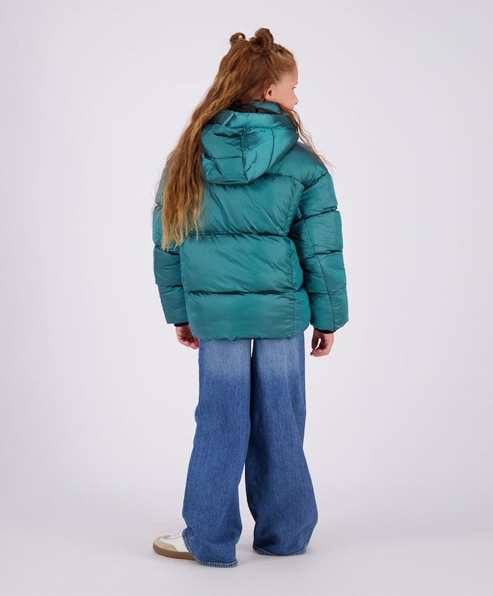 Meisjes jas blauw
