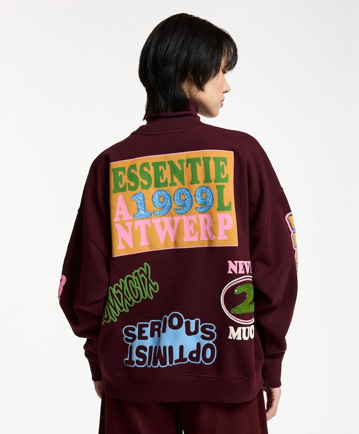 Dames sweater bordeaux