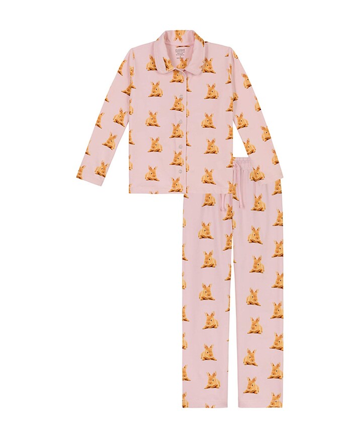 Meisjes pyjamaset roze