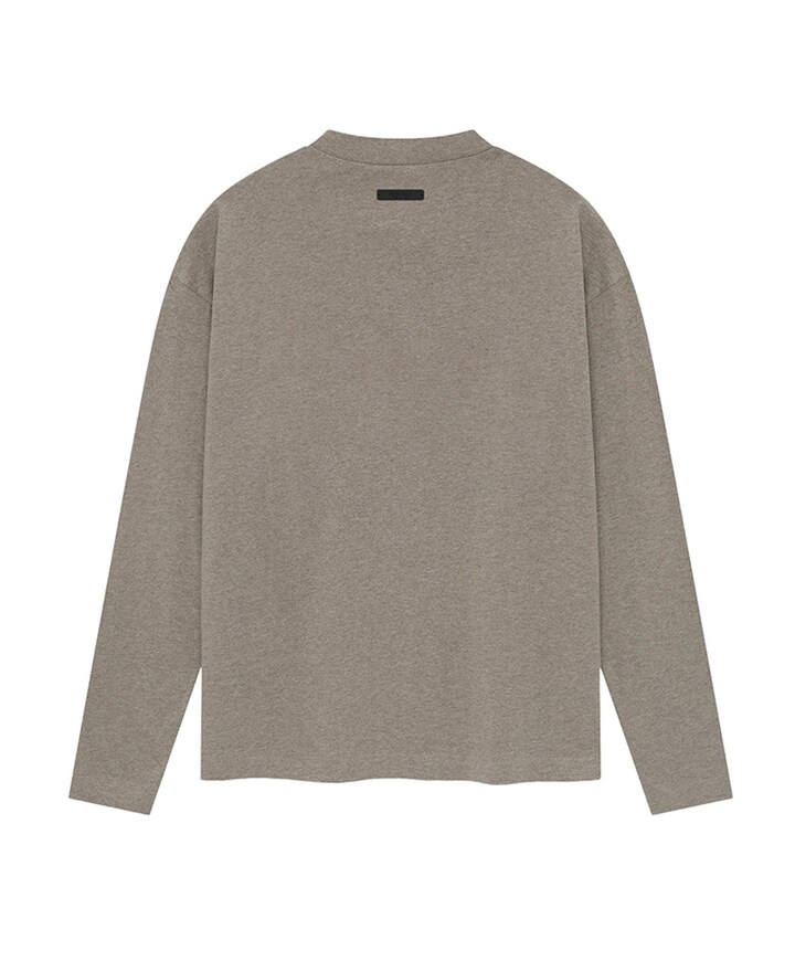 Heren longsleeve beige