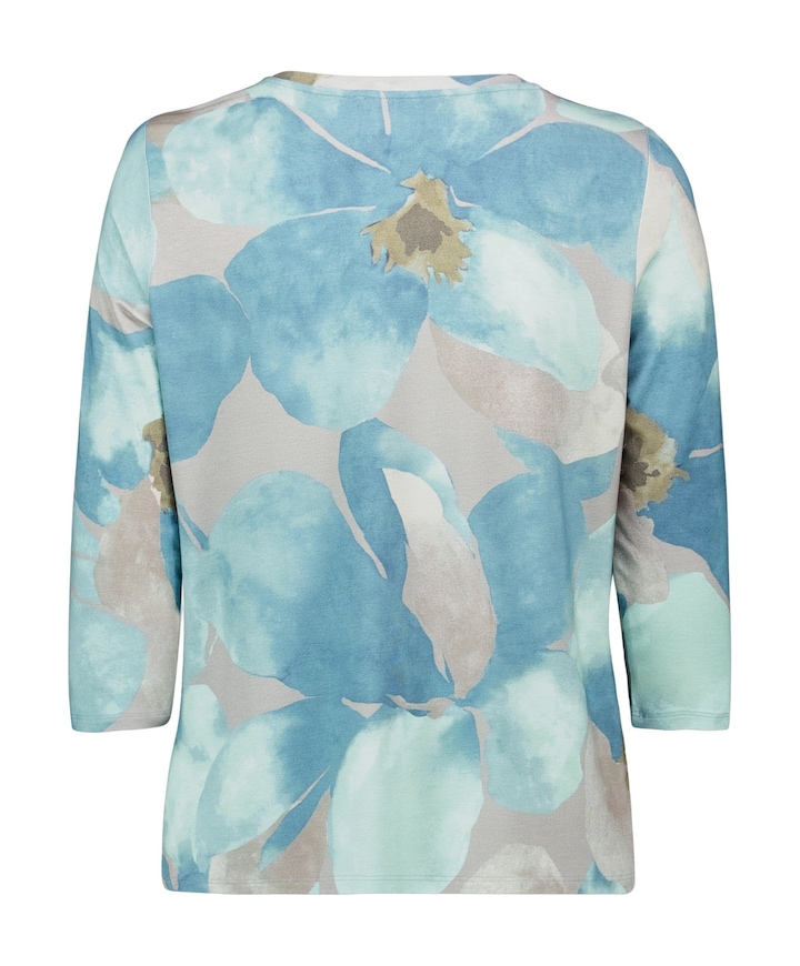 Dames longsleeve blauw