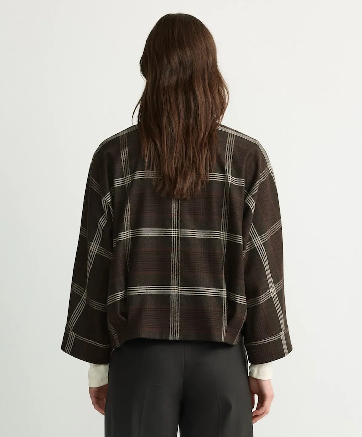 Dames blouse bruin