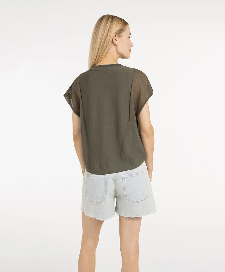 Dames top groen