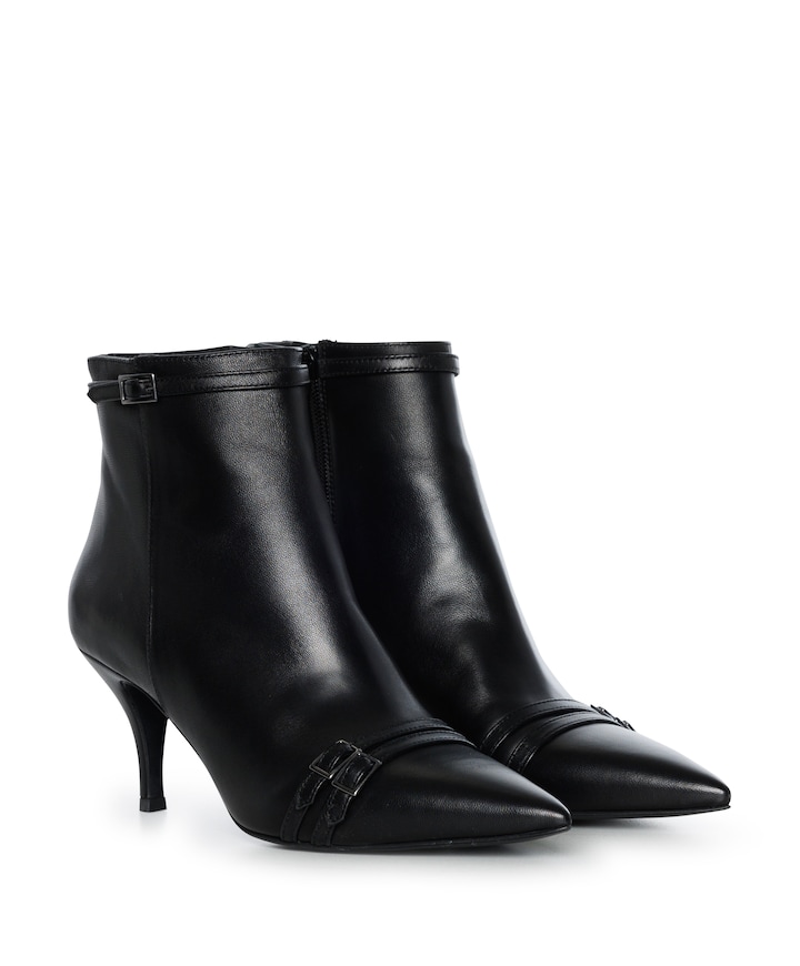 Yolinn enkellaarzen zwart