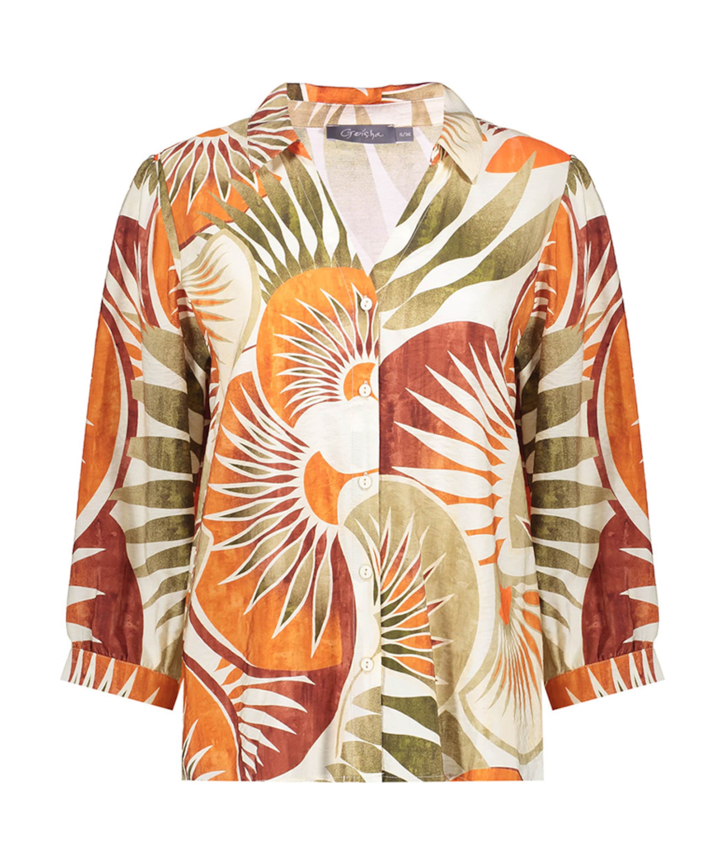 Dames blouse oranje