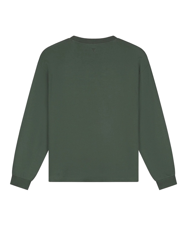 Heren longsleeve groen