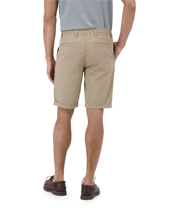 heren korte broek ecru