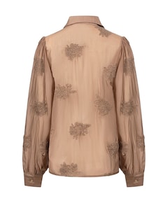 Dames blouse beige
