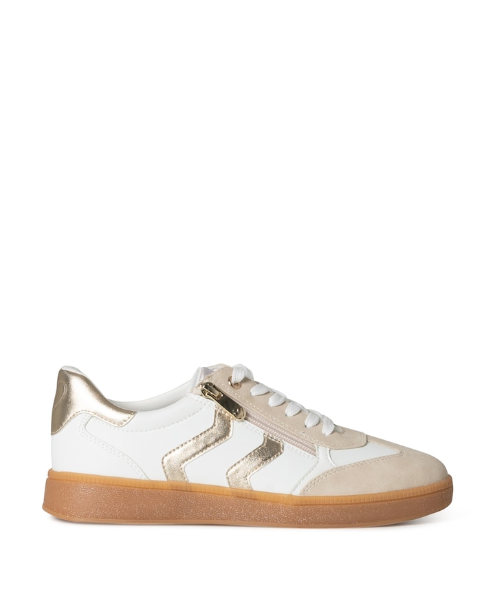 Women Lace-up dames sneakers wit