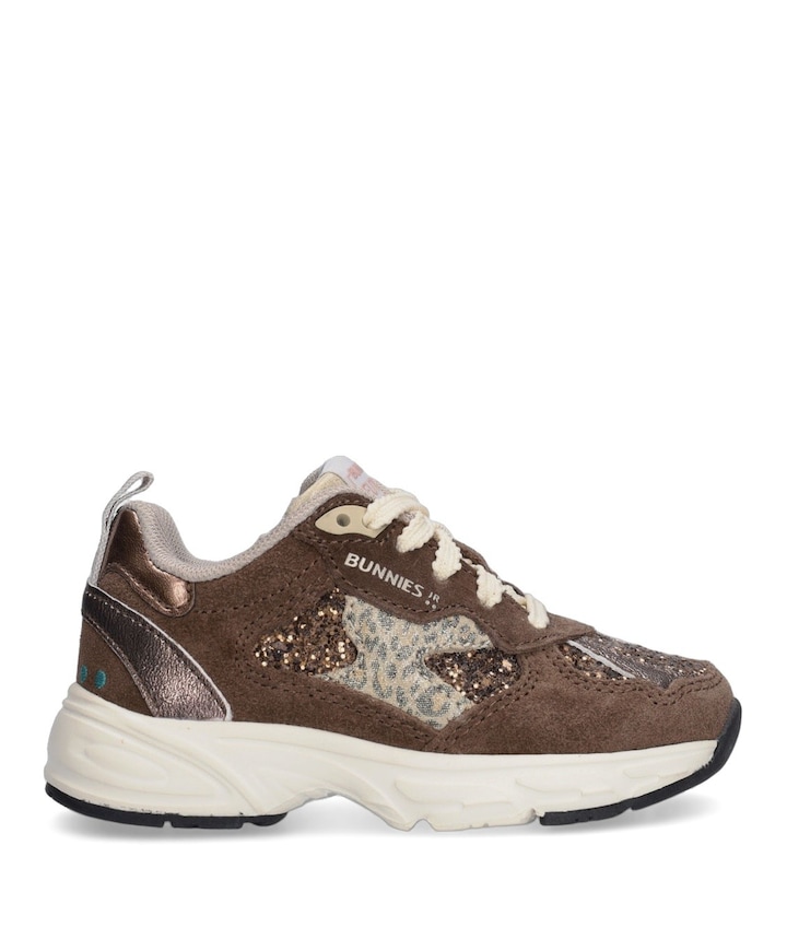 Daan Dash meisjes sneakers bruin