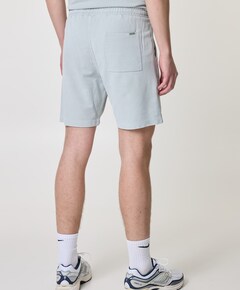 DYED SHORT SWEAT PANTS heren korte broek groen