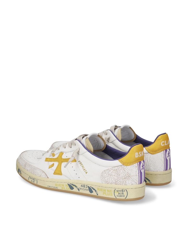 BSKTCLAY heren sneakers wit