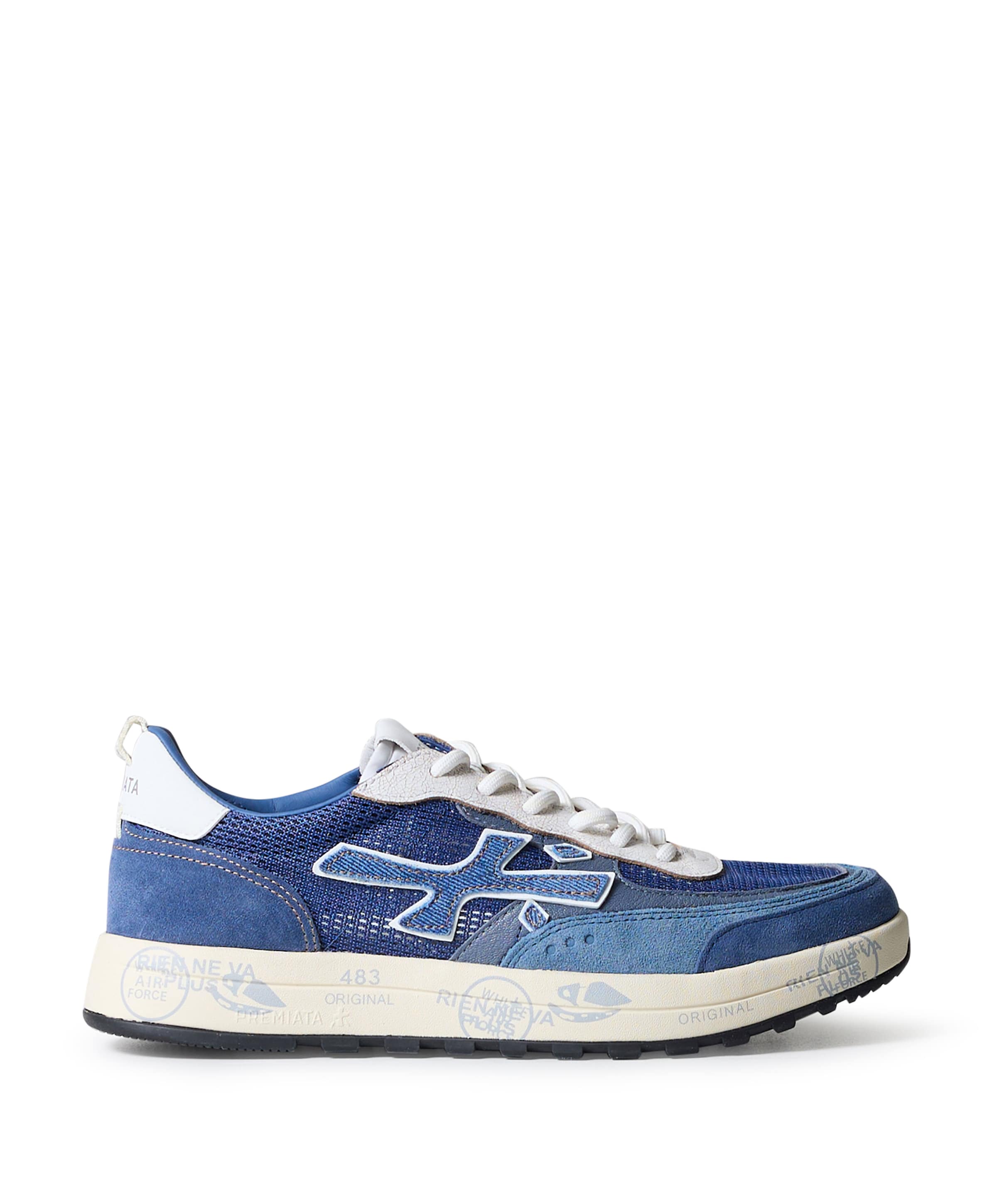 Nous heren sneakers blauw