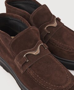 Ella Monroe dames loafers bruin
