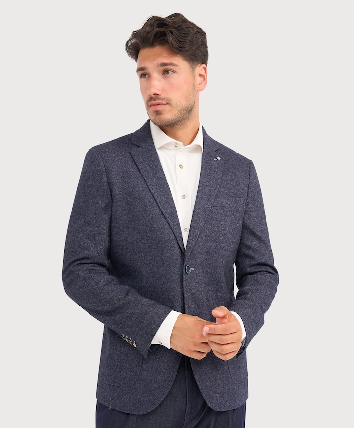 Heren colbert blauw