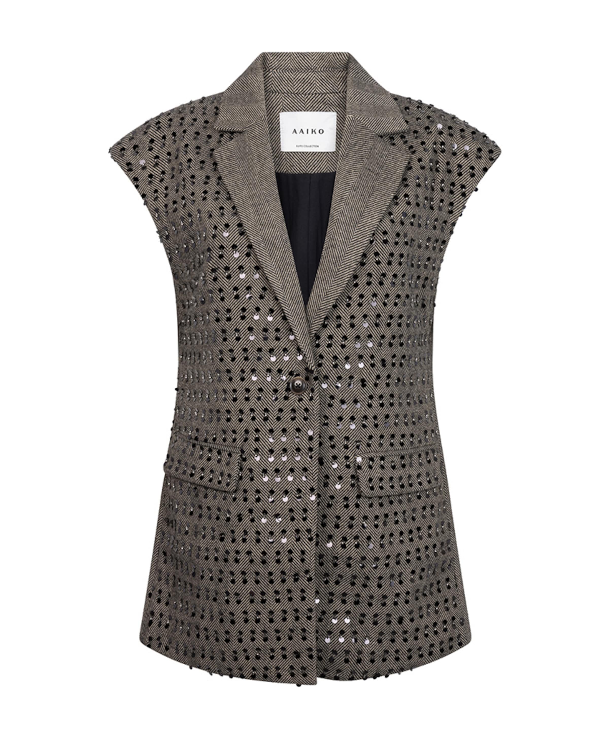 Dames gilet beige