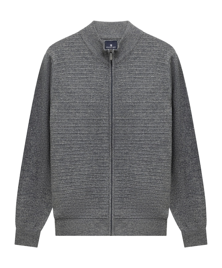 Heren vest grijs