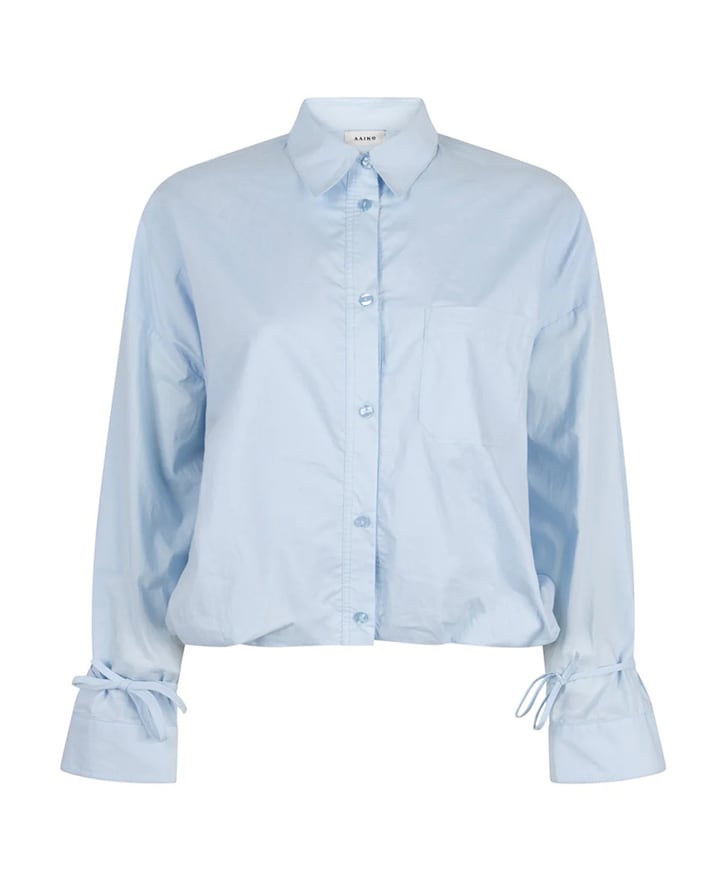 Dames blouse blauw