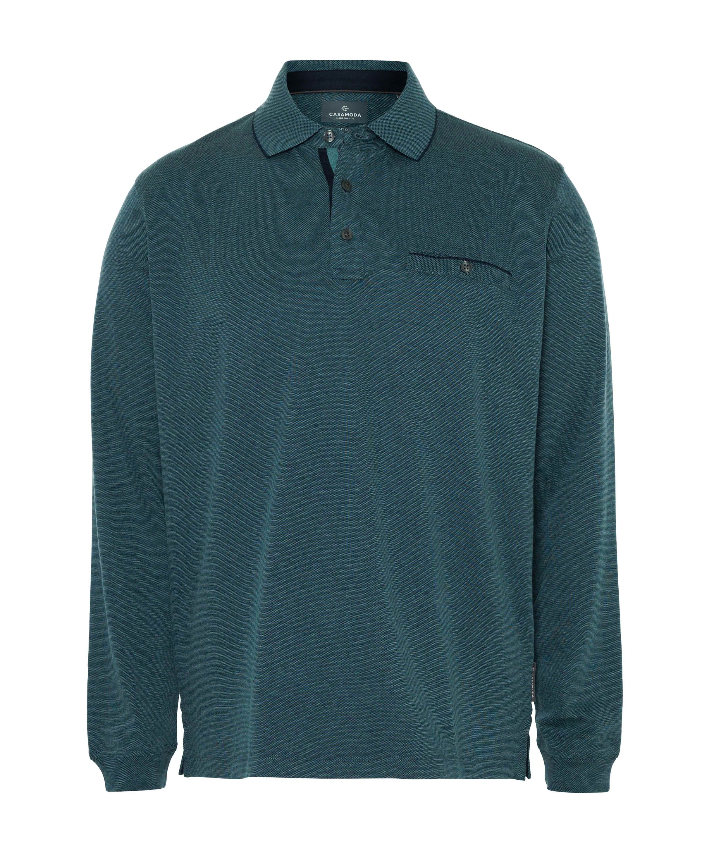 Heren polo blauw