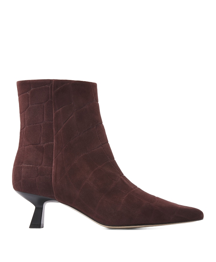 Suzy Franky dames enkellaarzen bordeaux