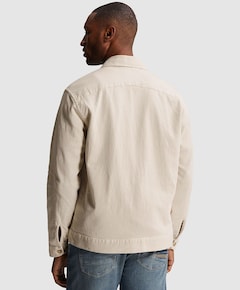 Heren overshirt beige