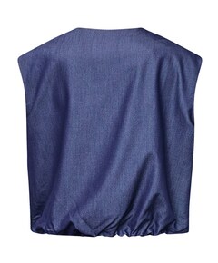 Dames gilet blauw