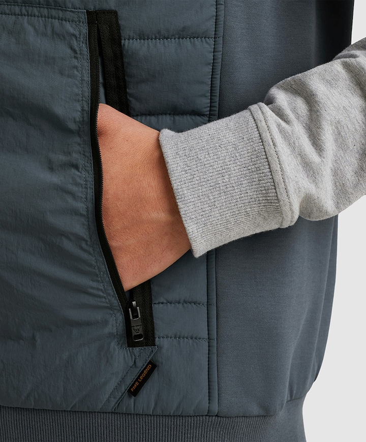 Heren bodywarmer blauw