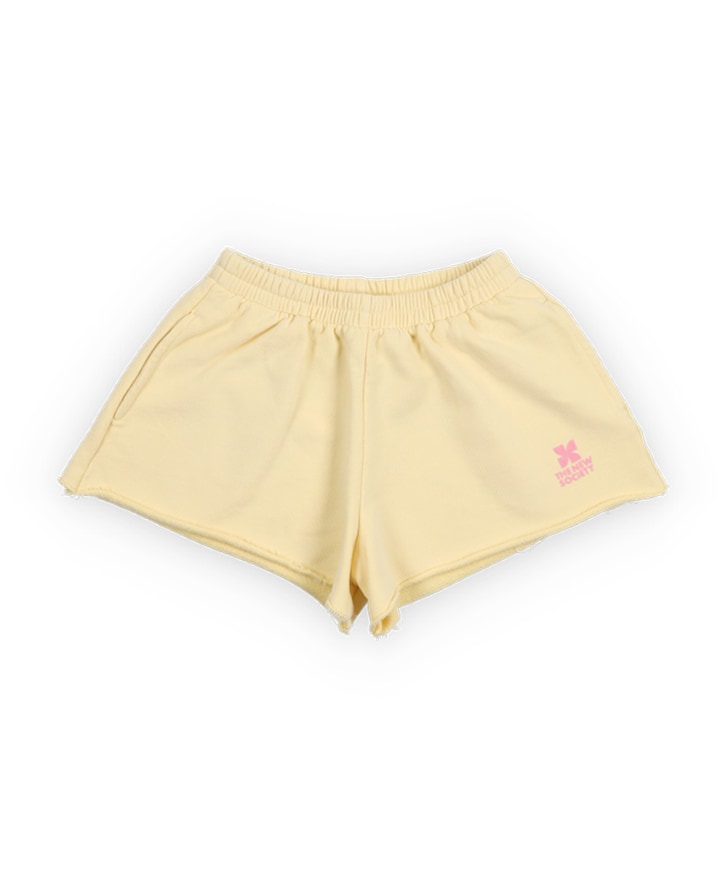 TNS Logo Short meisjes korte broek geel