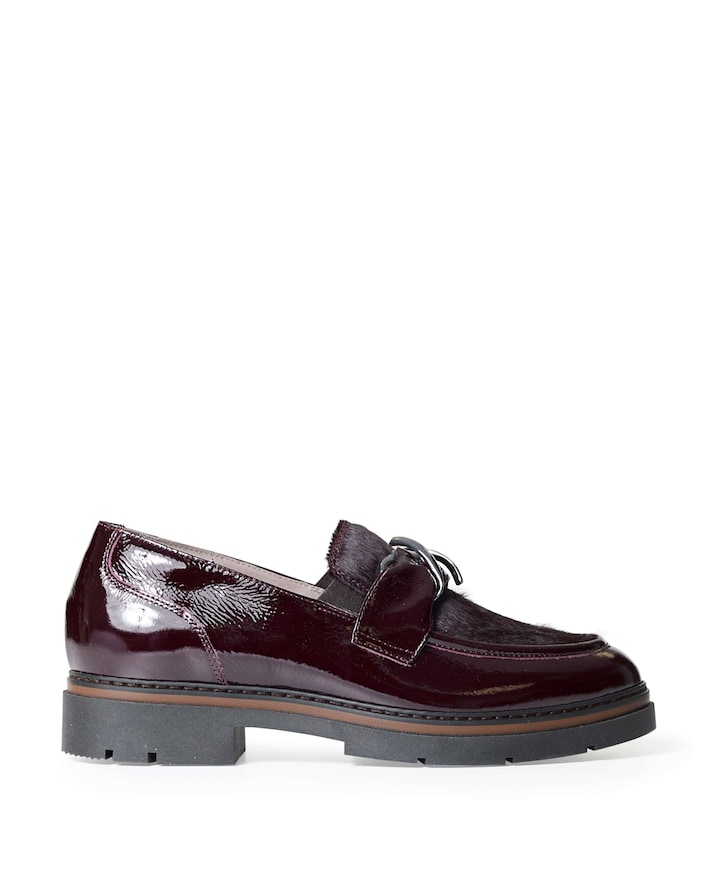 dames loafers bordeaux