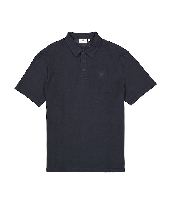 Heren polo blauw