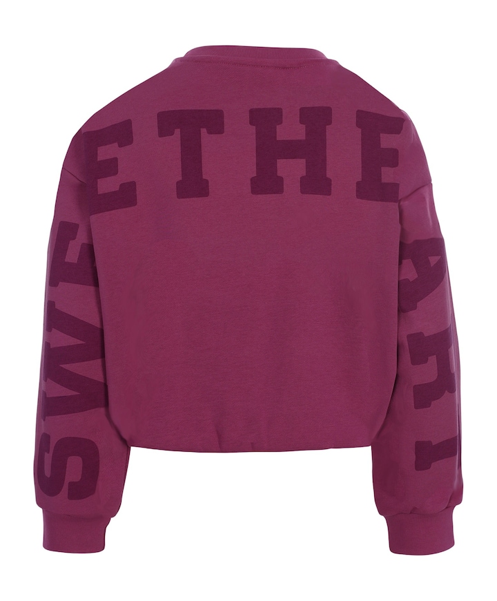Meisjes sweater paars