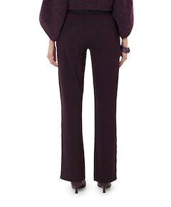 Jenny Wide Leg dames broek bordeaux