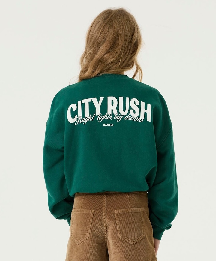 Meisjes sweater groen